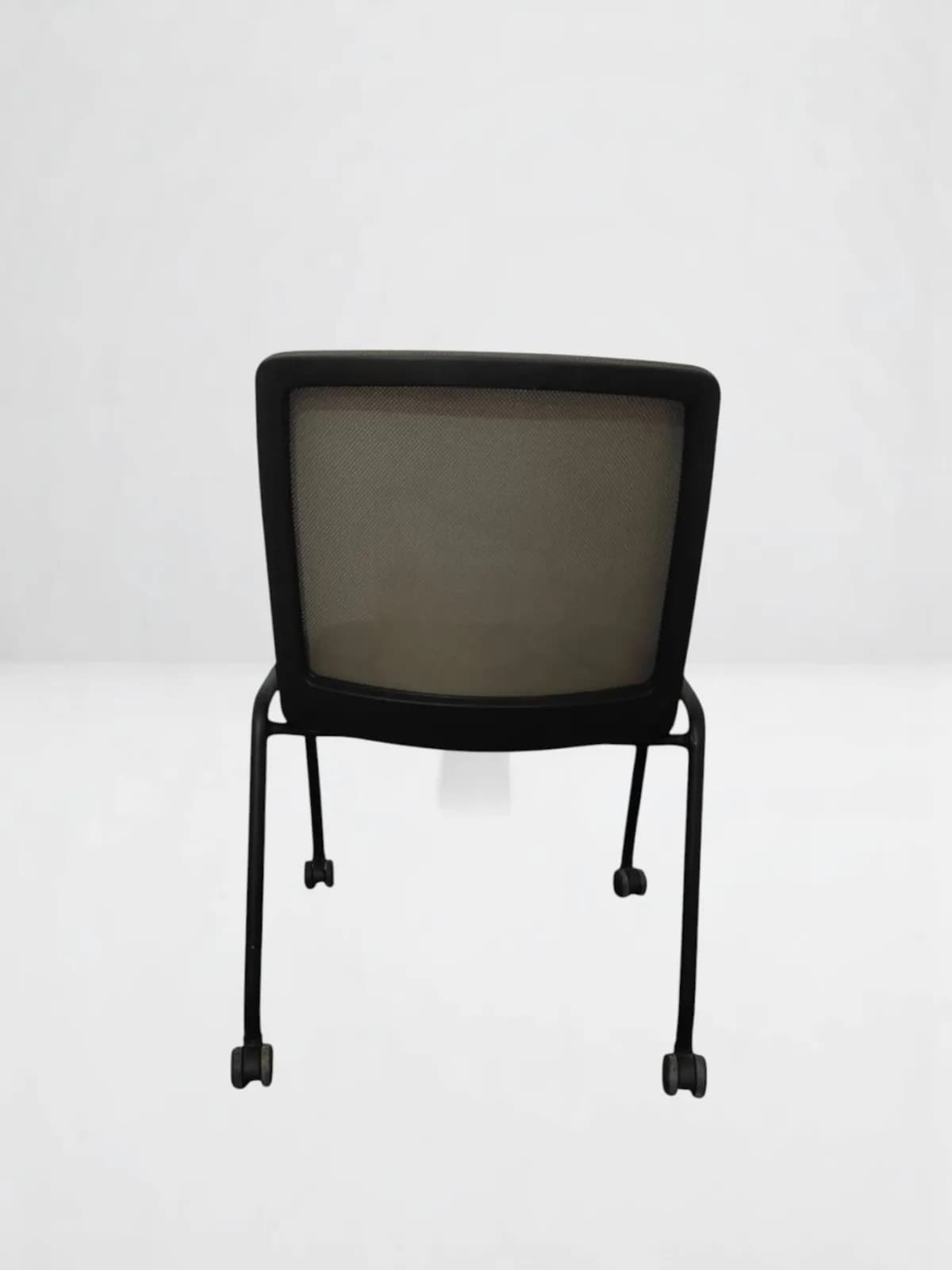 Chaise visiteur Haworth avec roulette résille noir — vue 2
