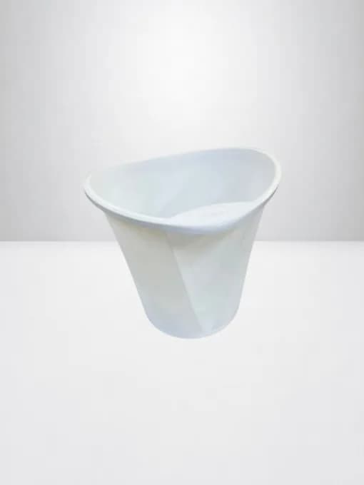 Corbeille à papier Leitz recycle blanche — vue 2