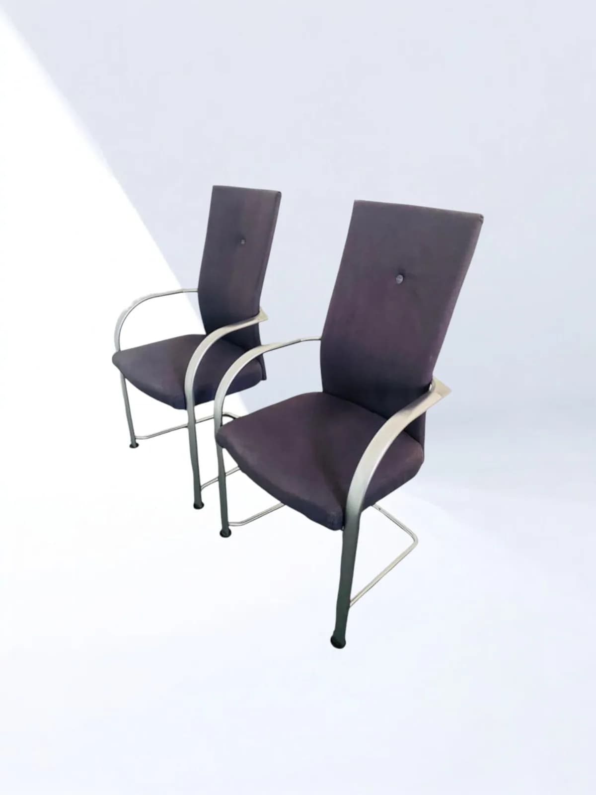 Chaise conference, salle de réunion Fritz Hansen acier brossé — vue 4