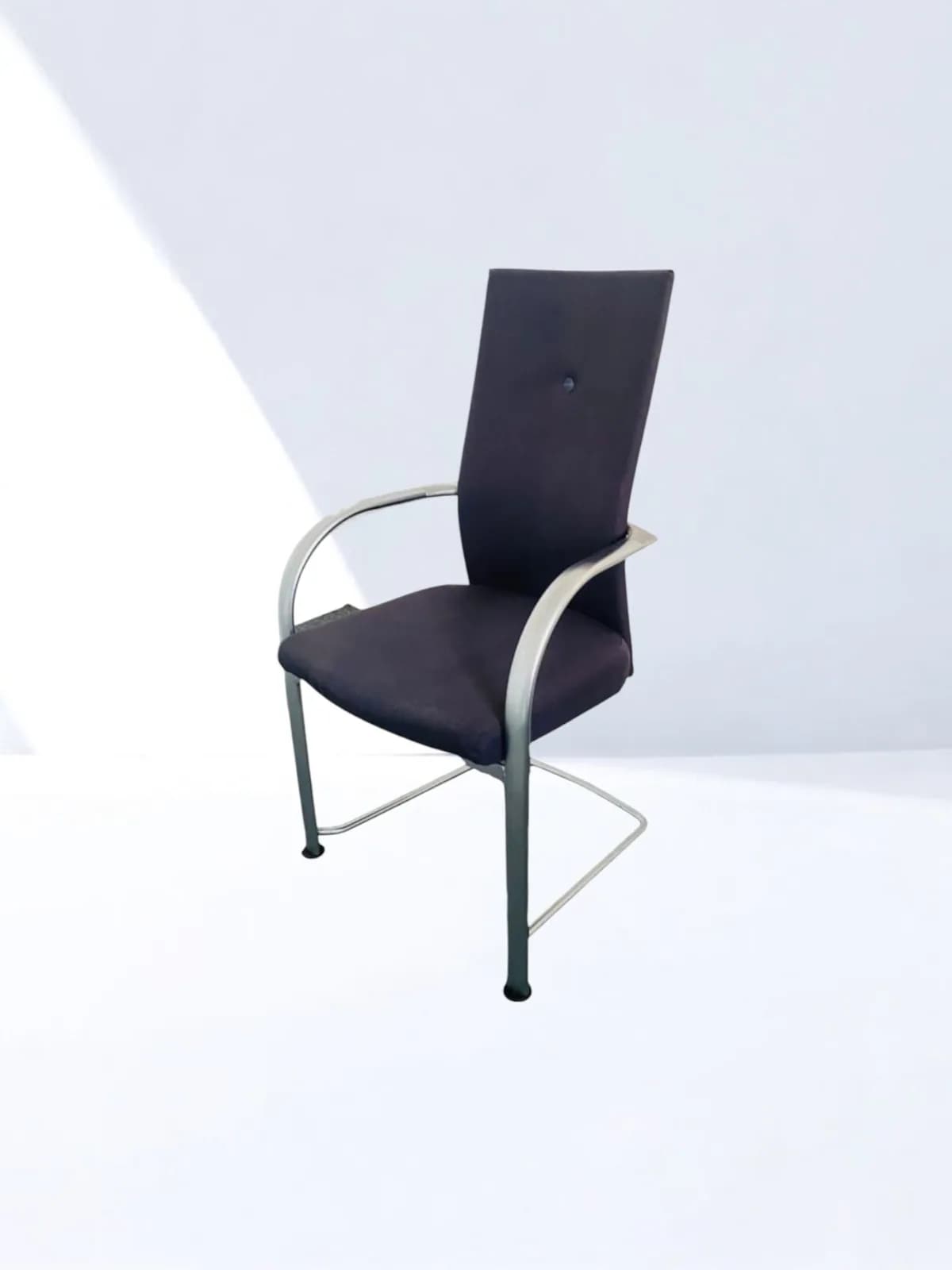 Chaise conference, salle de réunion Fritz Hansen acier brossé