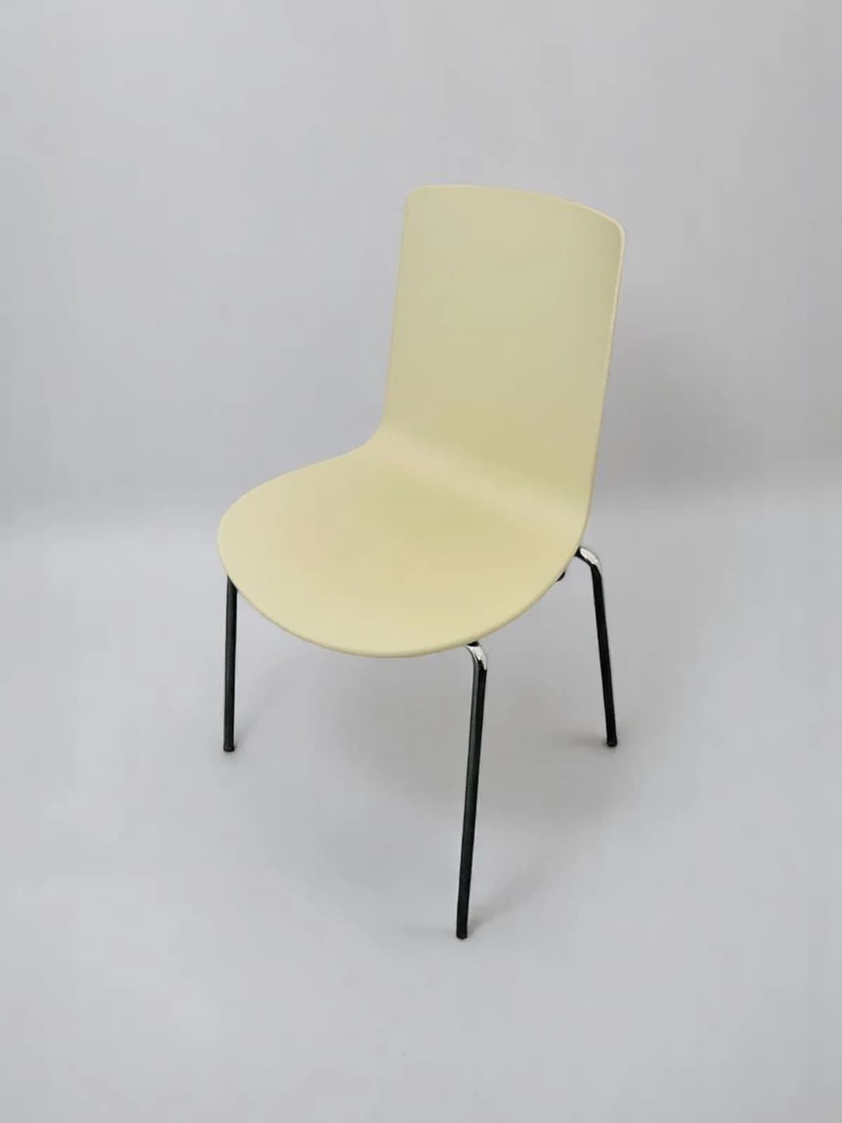 Lot deux chaises Enea Lotus visiteur empilable