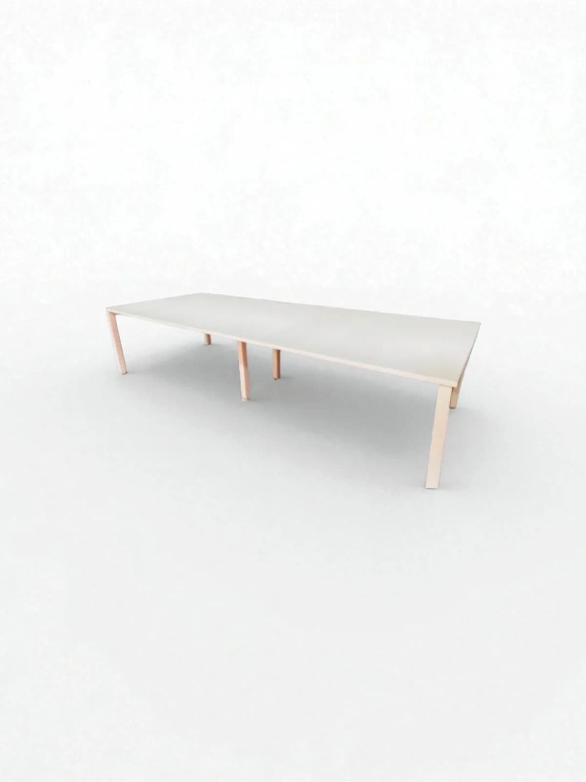 Table de Réunion Blanche 320x120 cm — vue 2