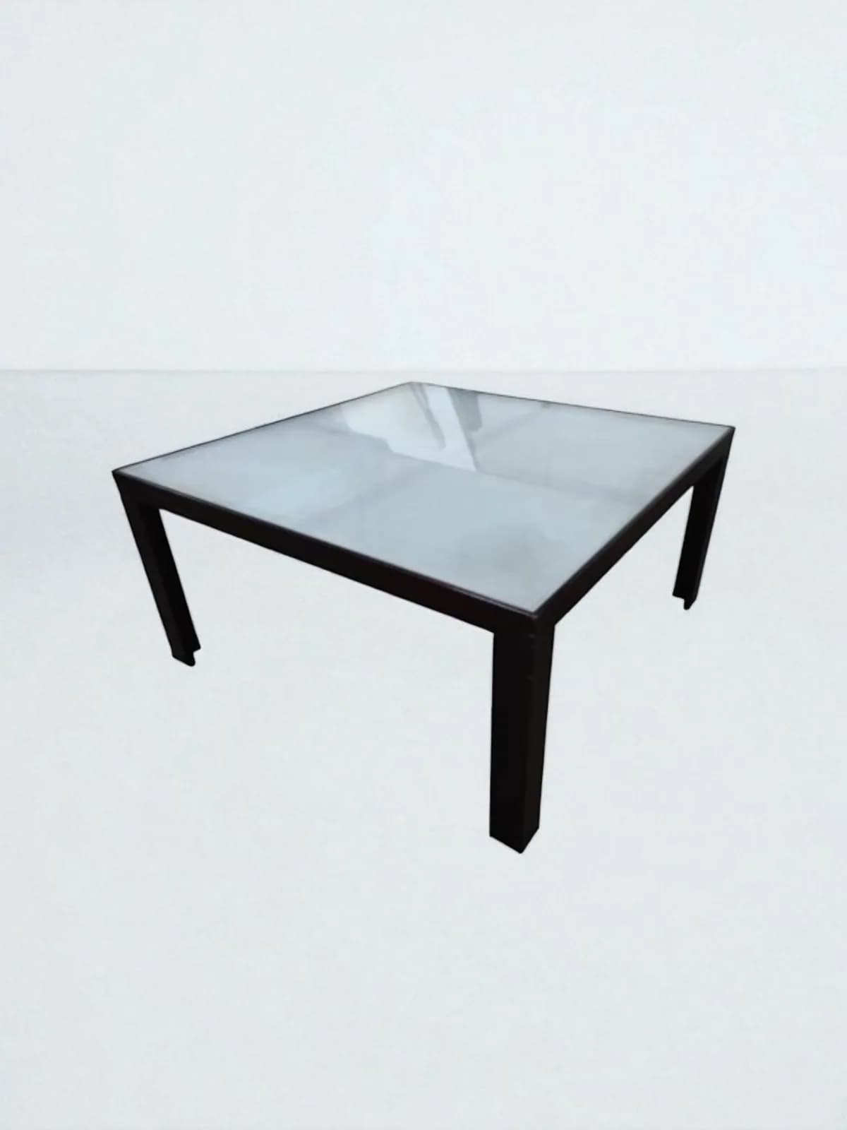 Table de réunion bois & verre Macé 150x150cm — vue 3