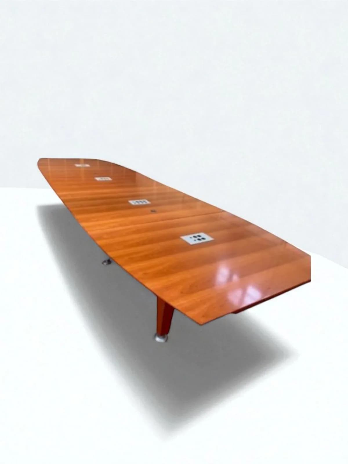 Table de Réunion en Bois avec Connectique 480x160cm — vue 2