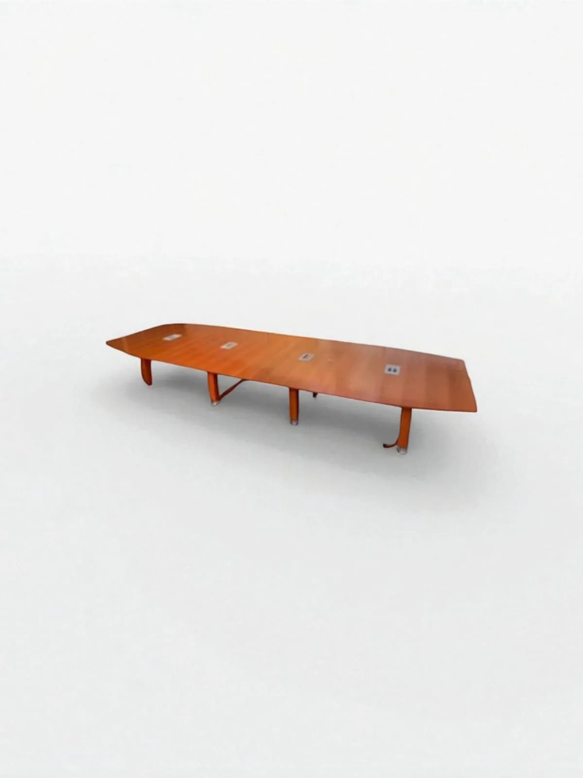 Table de Réunion en Bois avec Connectique 480x160cm — vue 3
