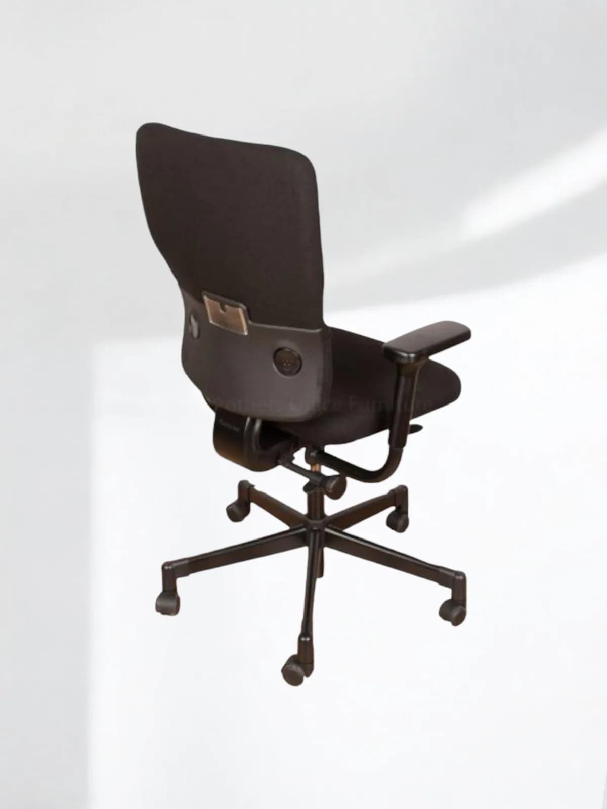 Chaise de bureau Steelcase lets'b tissu noir — vue 2