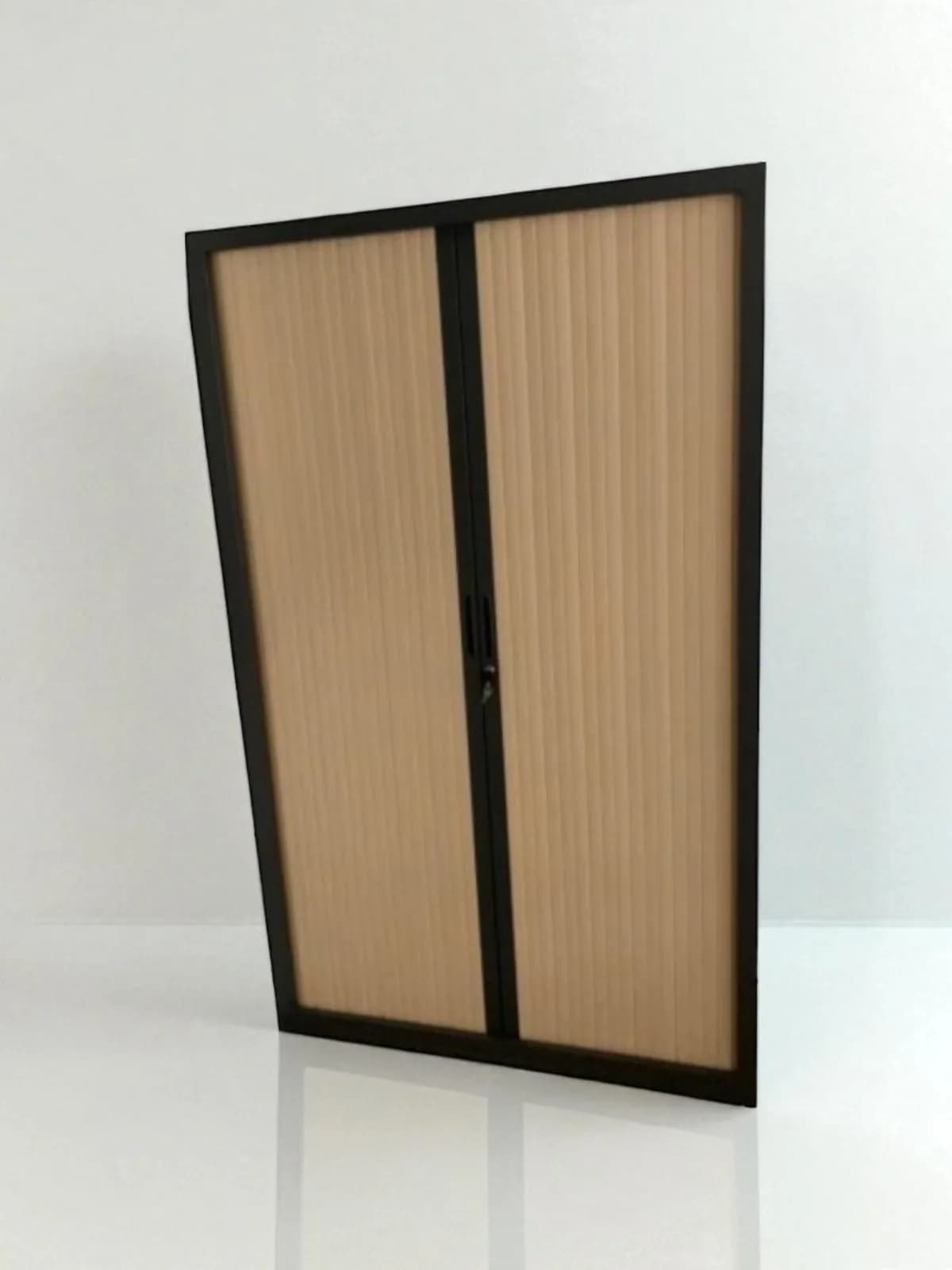 ARMOIRE DE BUREAU NOIR BEIGE 120X200CM