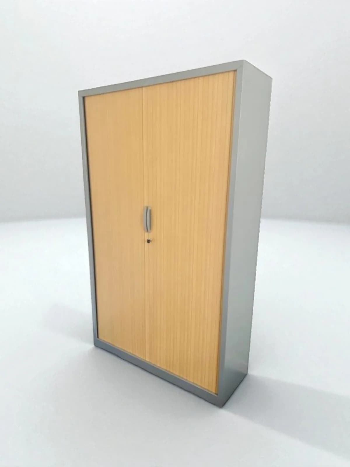 Armoire haute 120x200cm Marcadet bi-color clé