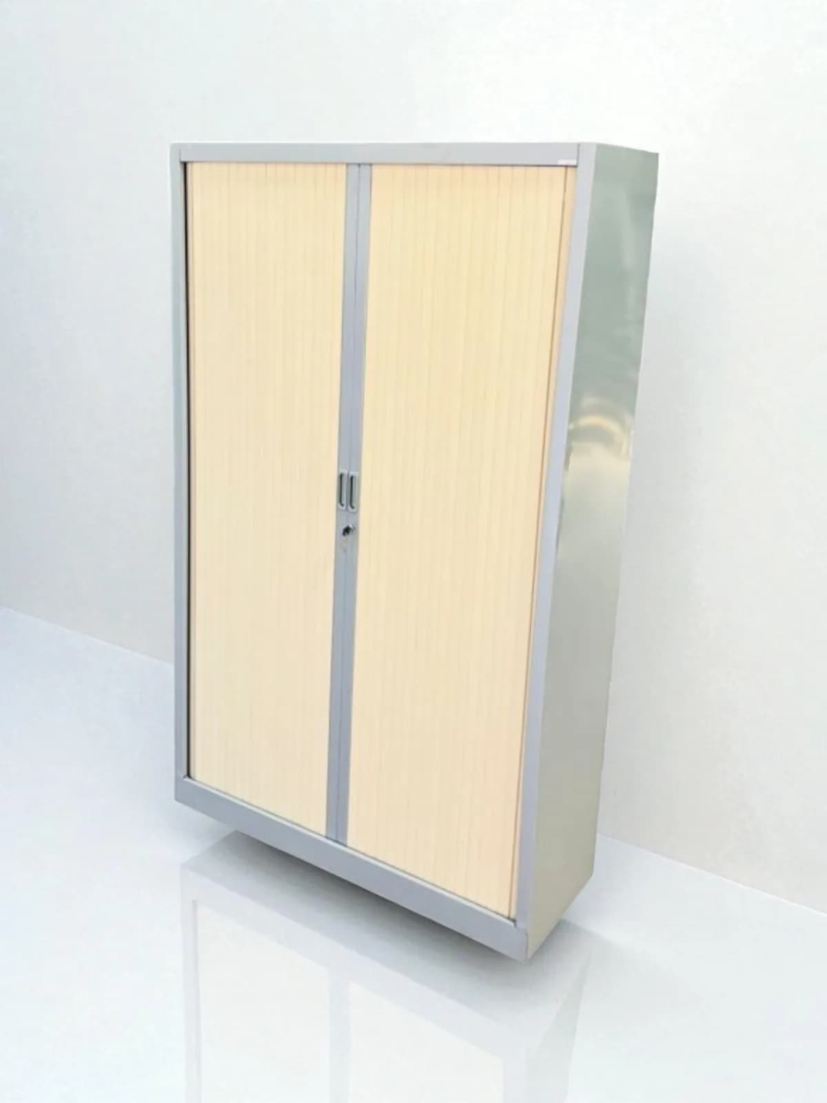 Armoire haute 120x200cm bi-color couleur chêne — vue 2