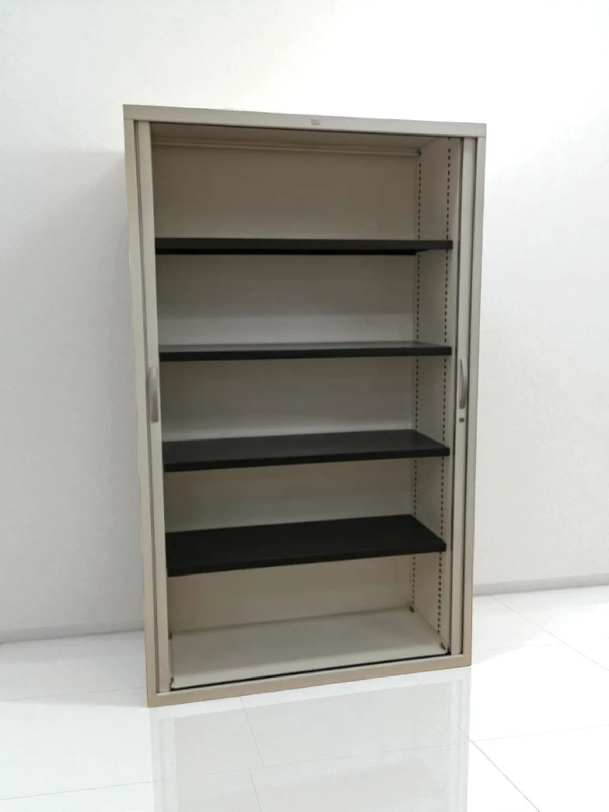 Armoire haute 120x200cm blanche porte coulissante — vue 3