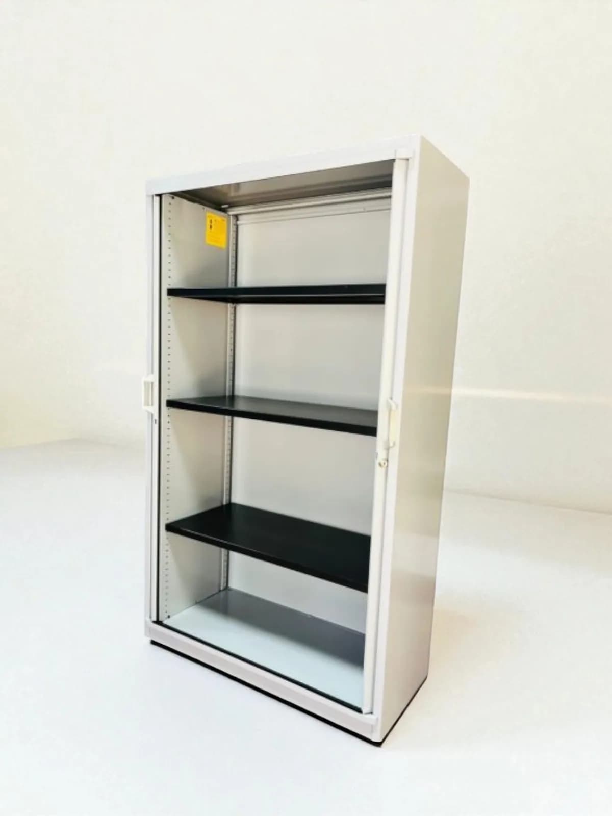 Armoire haute 170x100cm  Steelcase Monobloc à rideaux — vue 3