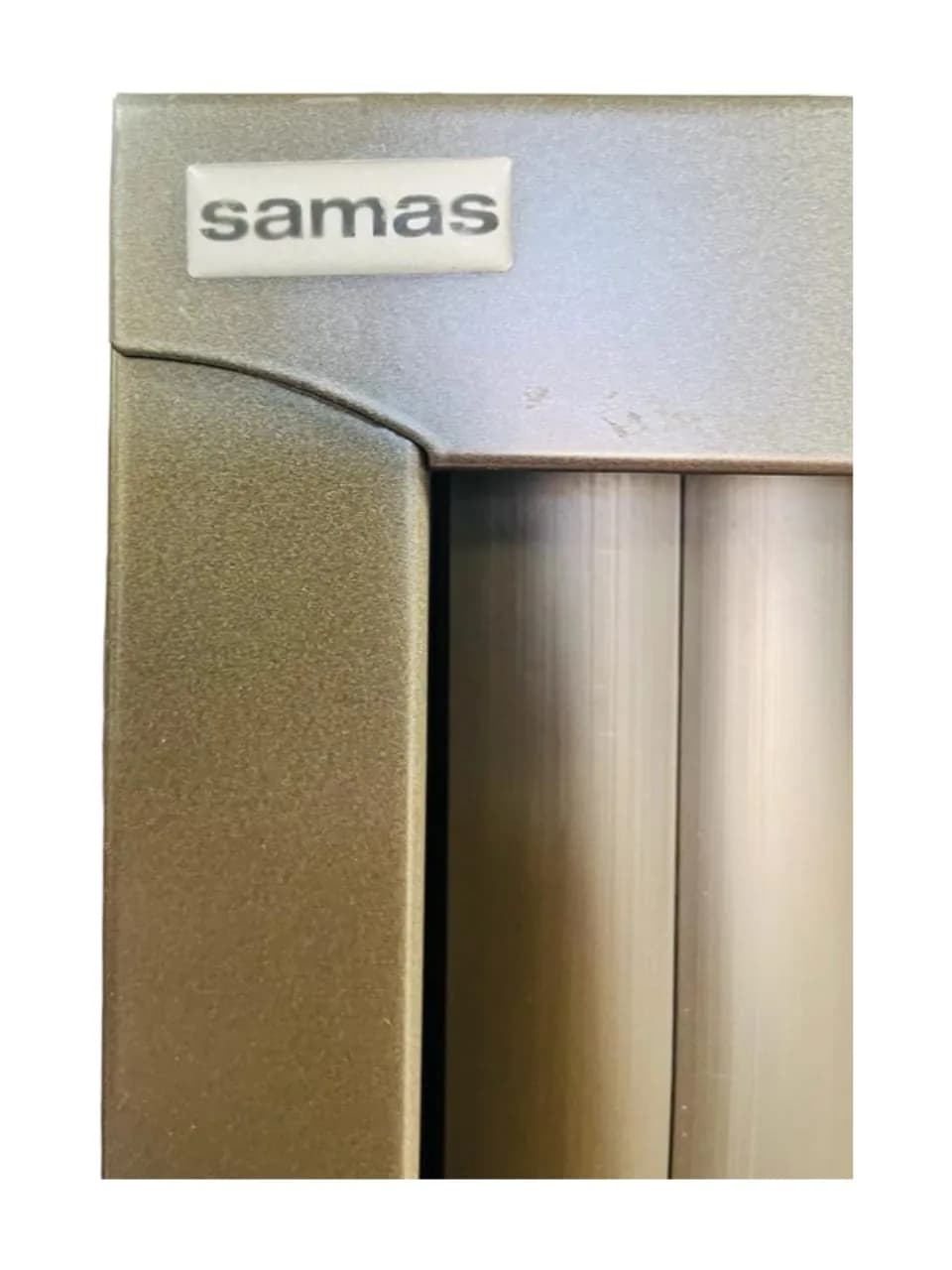 Armoire haute Samas 120x200cm grise porte coulissante — vue 4