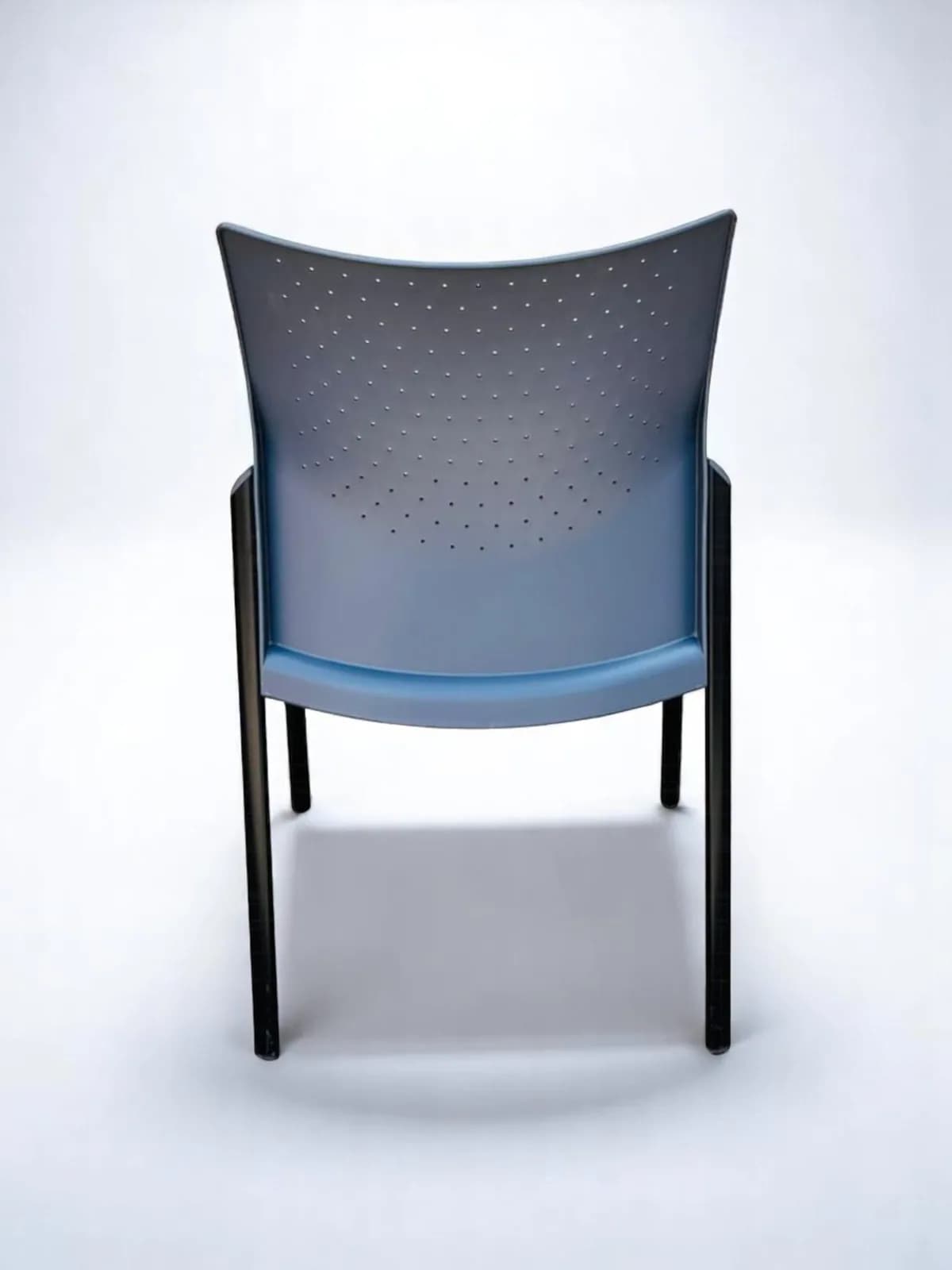 Chaise visiteur senator empilable noir — vue 4