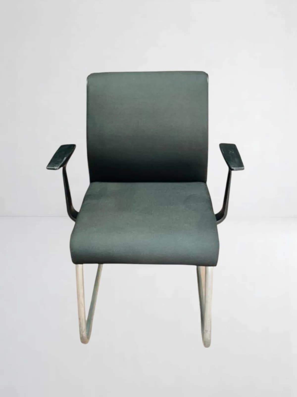 Chaise visiteur steelcase thinks luge noir — vue 2