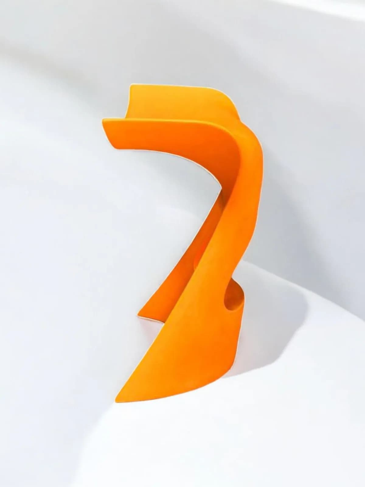 Tabouret de bar Slide orange  KONCORD — vue 3