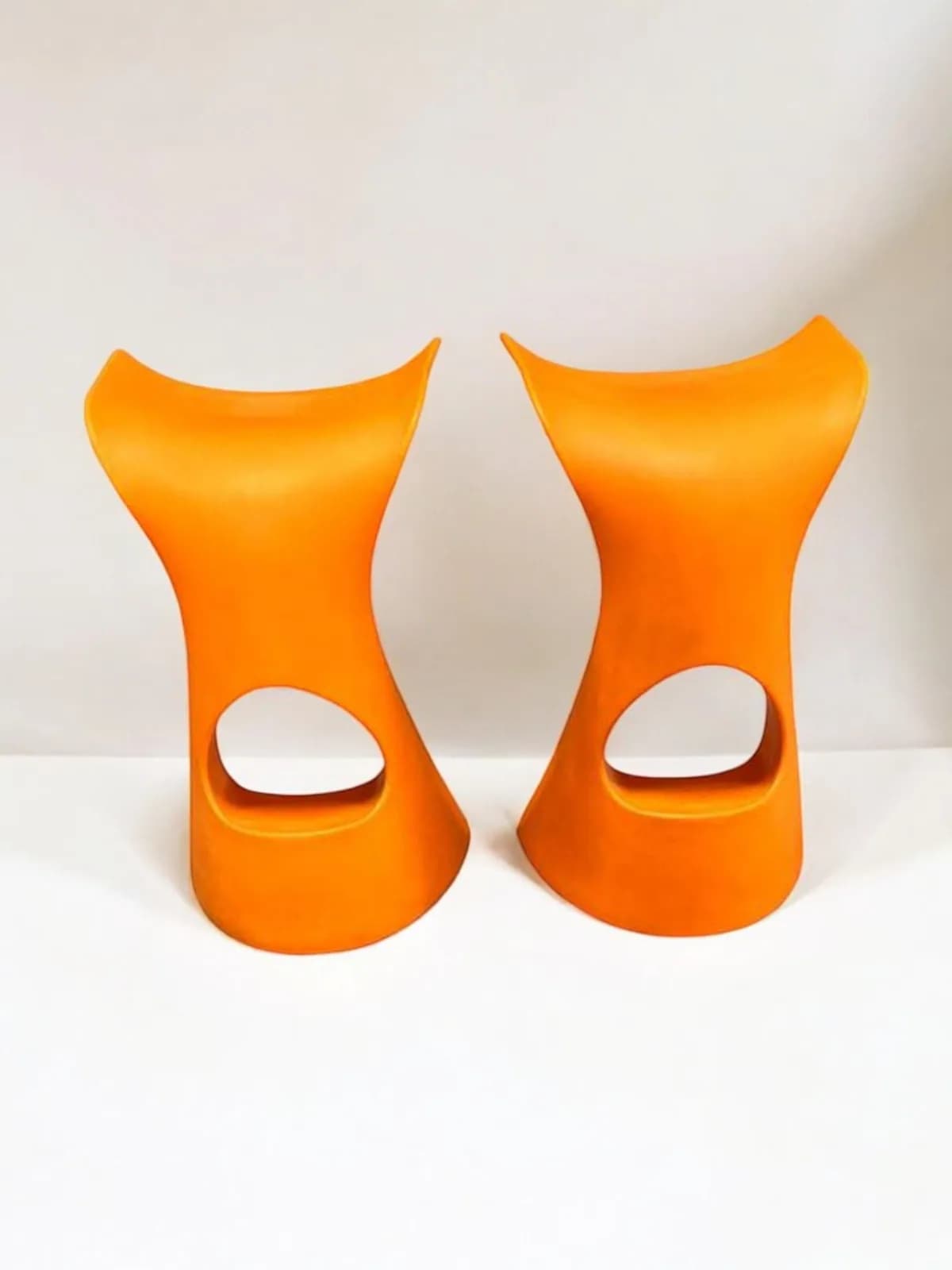 Tabouret de bar Slide orange  KONCORD — vue 5