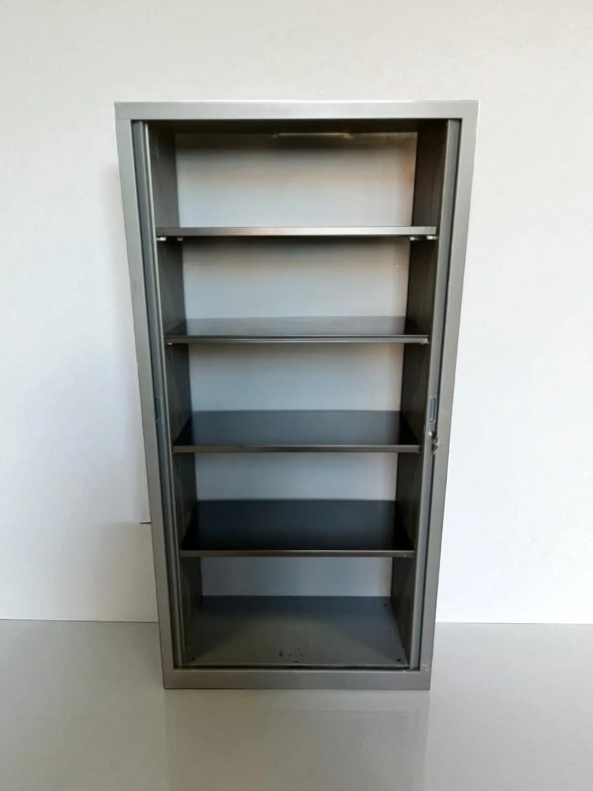 Armoire haute Steelcase 100x200cm noir marron — vue 3