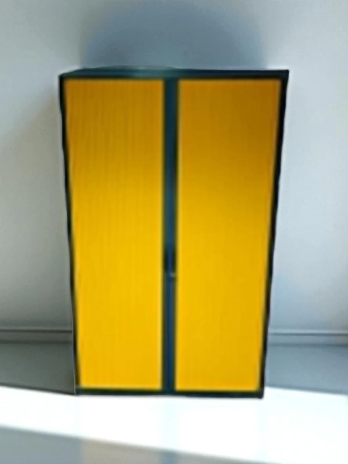 Armoire haute Steelcase 120x200cm bi-color gris marron — vue 2