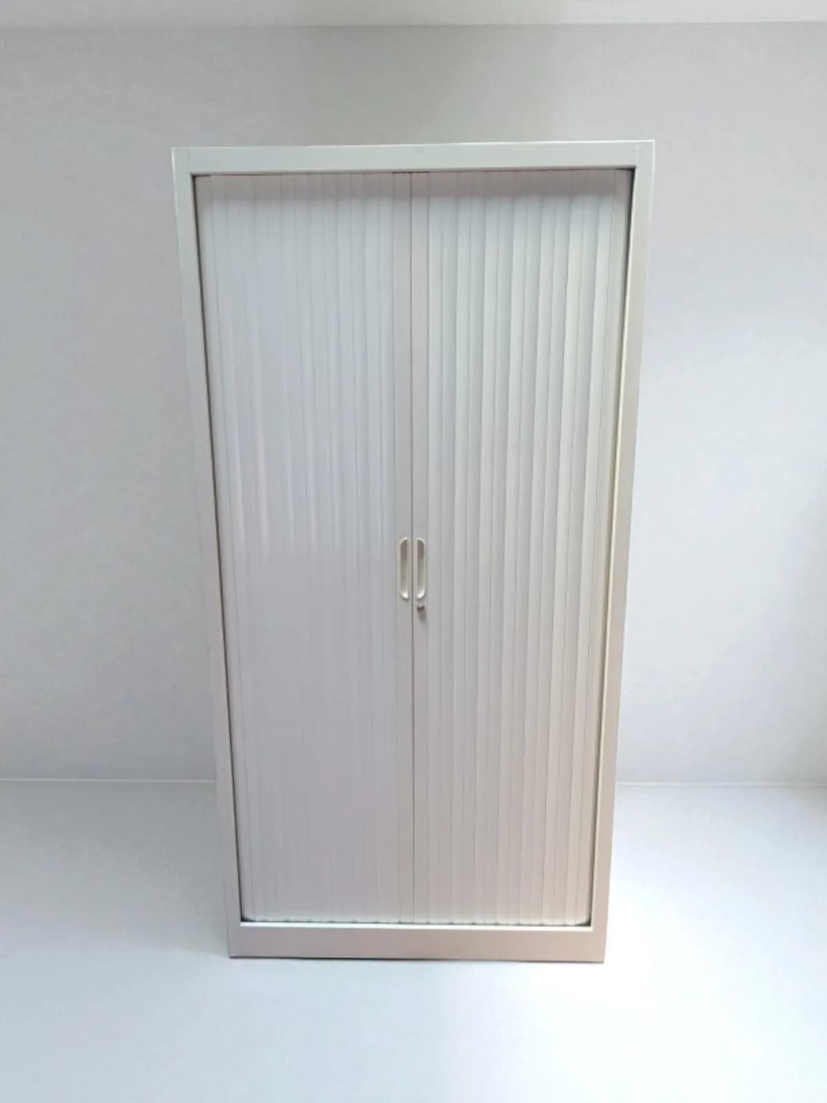 Armoire haute métallique blanche Monobloc 100x200cm