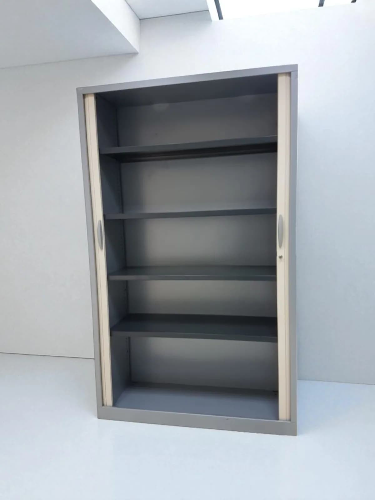 Armoire haute monobloc porte coulissante 120X200cm — vue 2