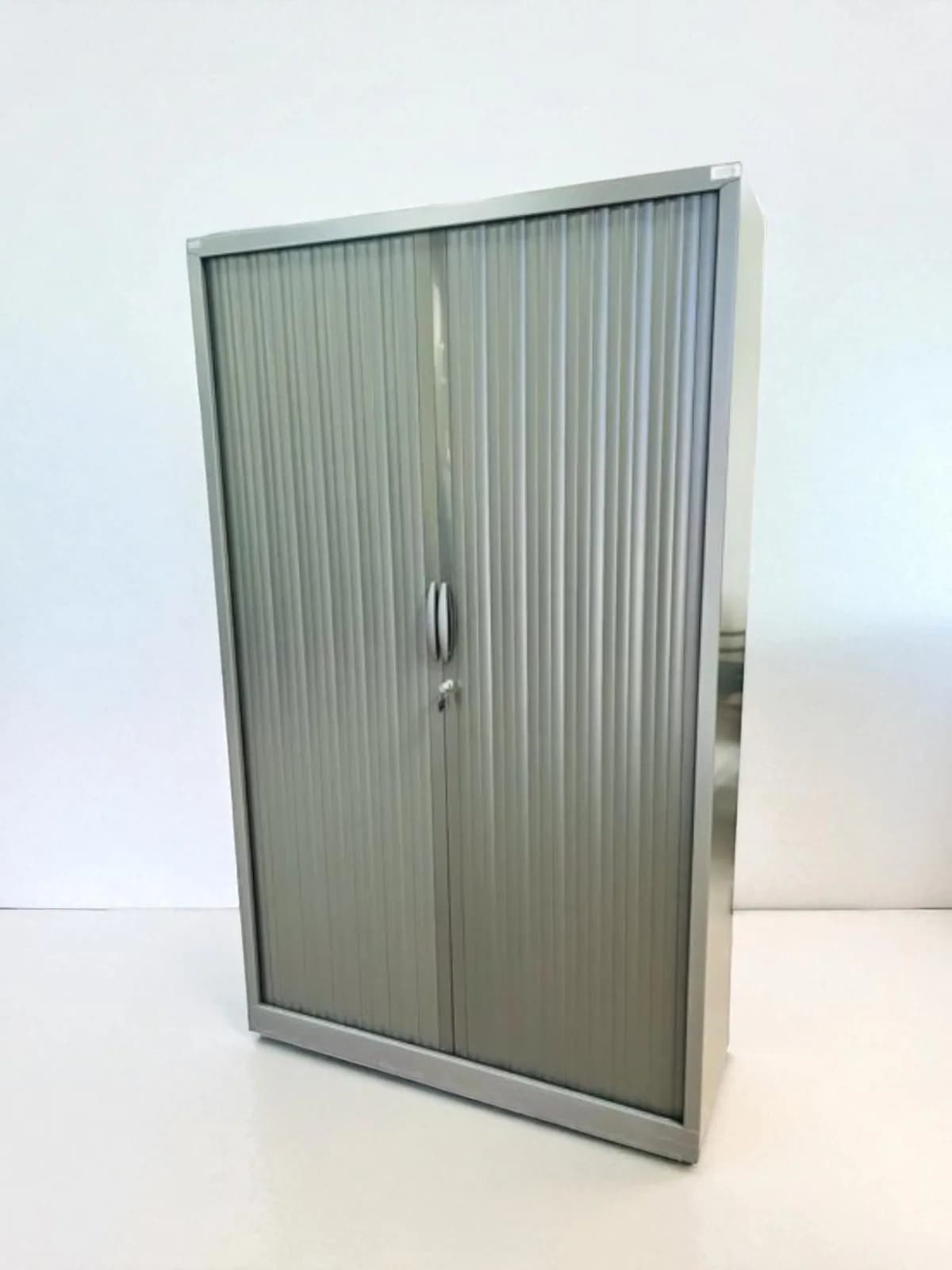 Armoire haute Samas 120x200cm grise porte coulissante