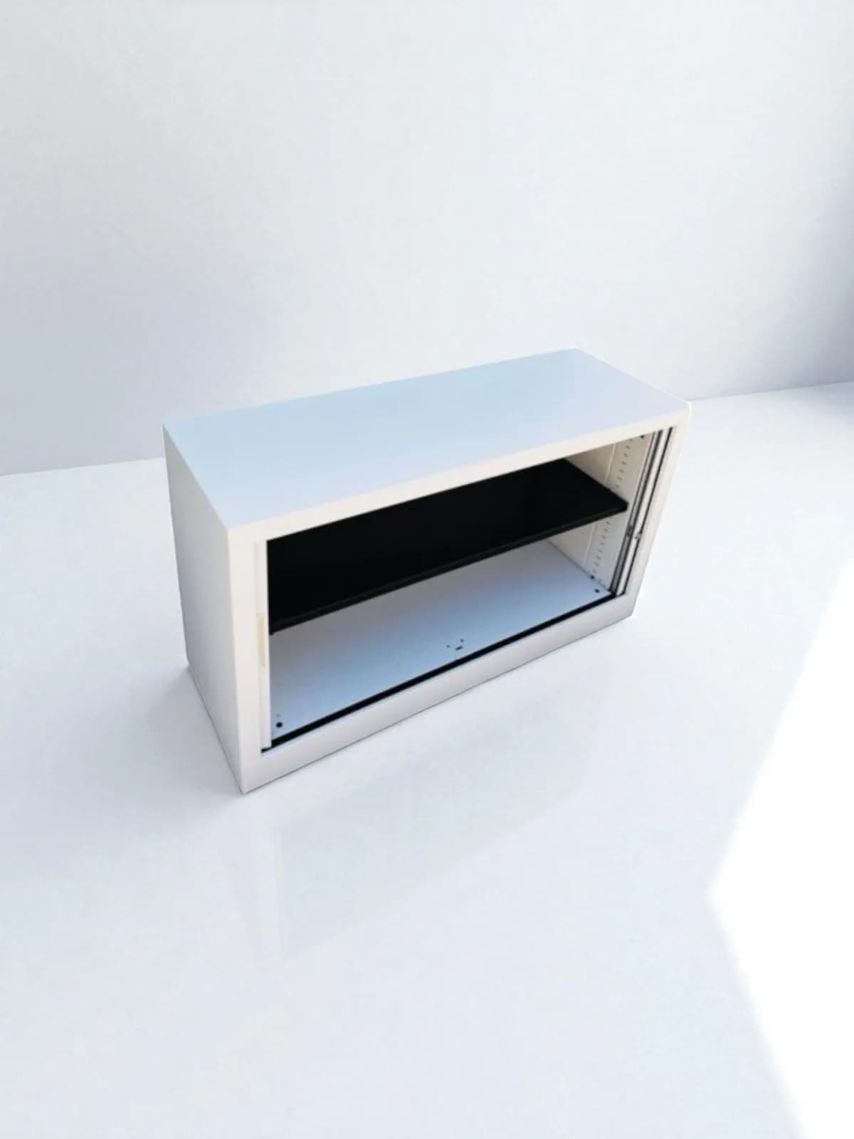 Armoire basse Magencia 120x74cm blanche — vue 3