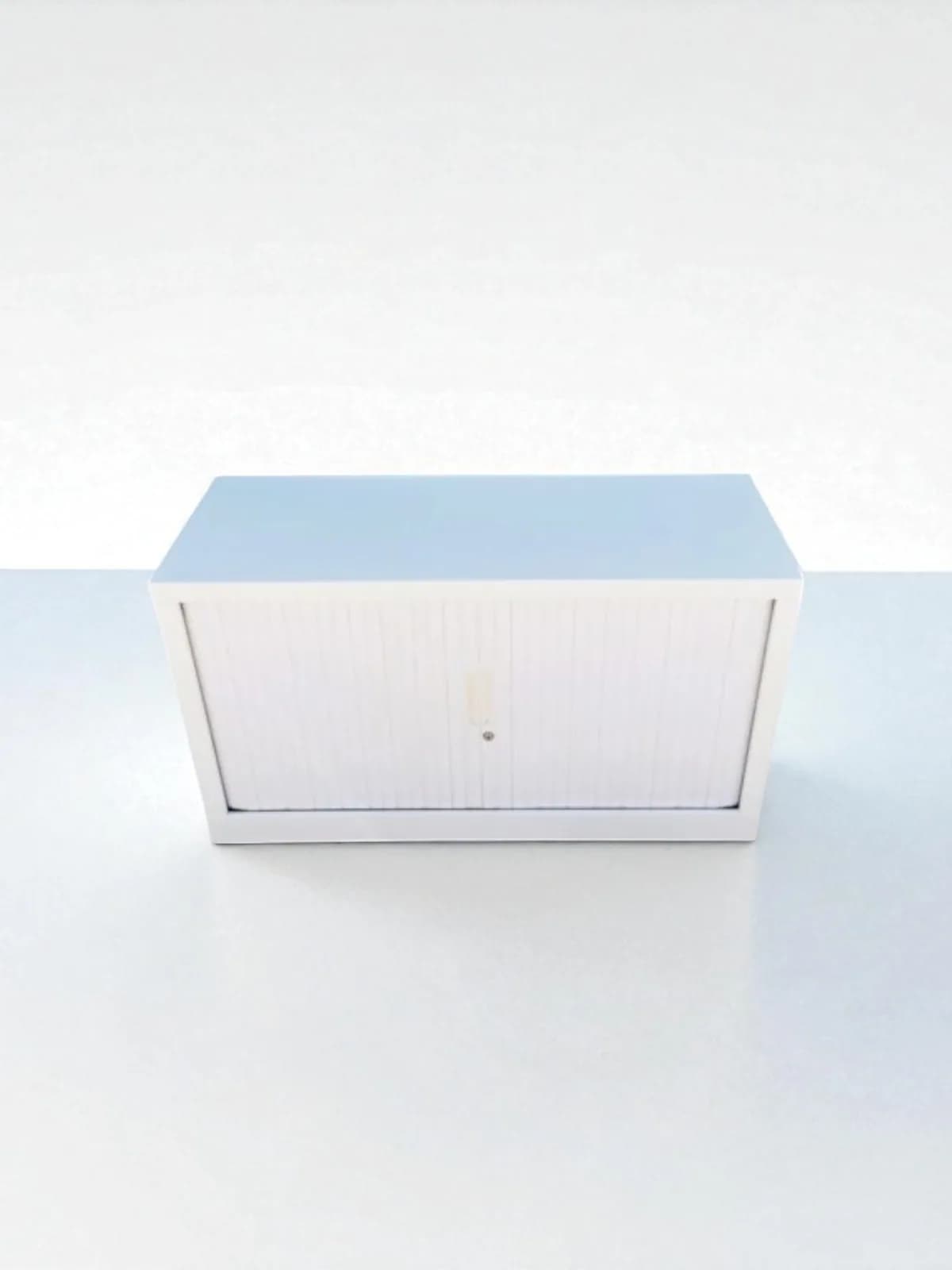 Armoire basse Magencia 120x74cm blanche — vue 2