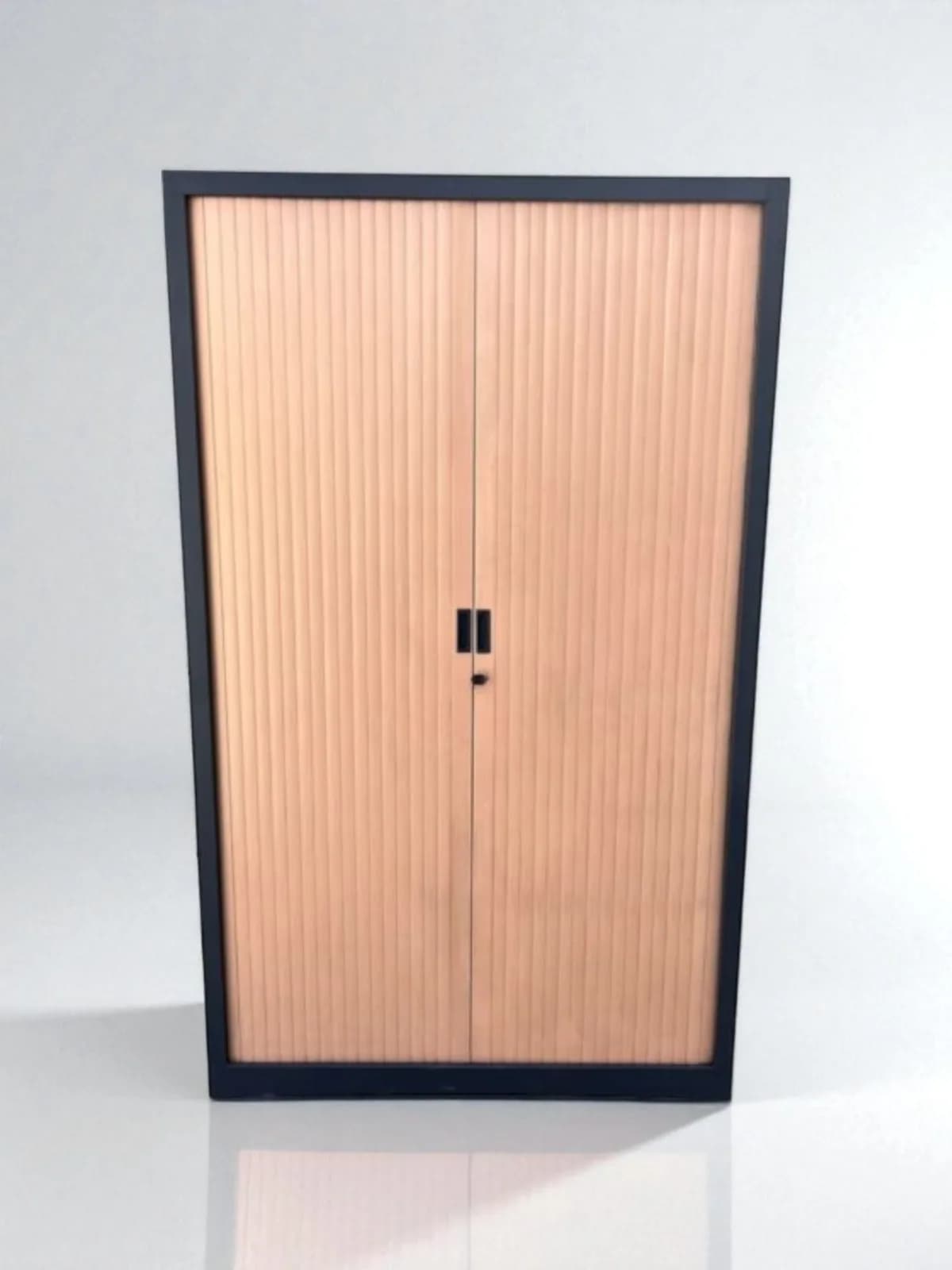 Armoire haute bi-color rideaux coulissant 120x200cm