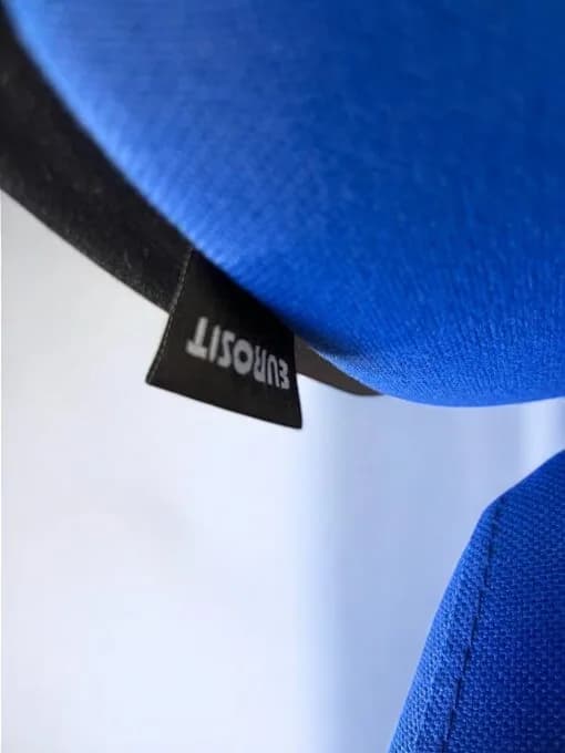 Chaise à roulette Eurosit E5 ergonomique bleu — vue 4