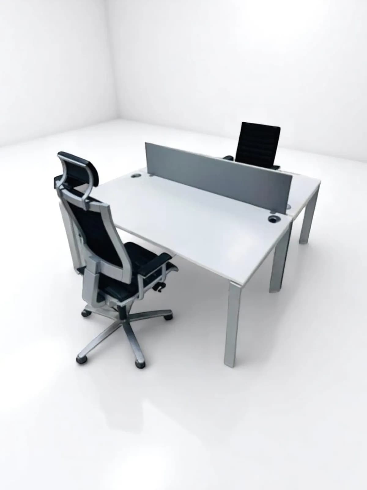 Bureau bench steelcase 160x160cm — vue 3
