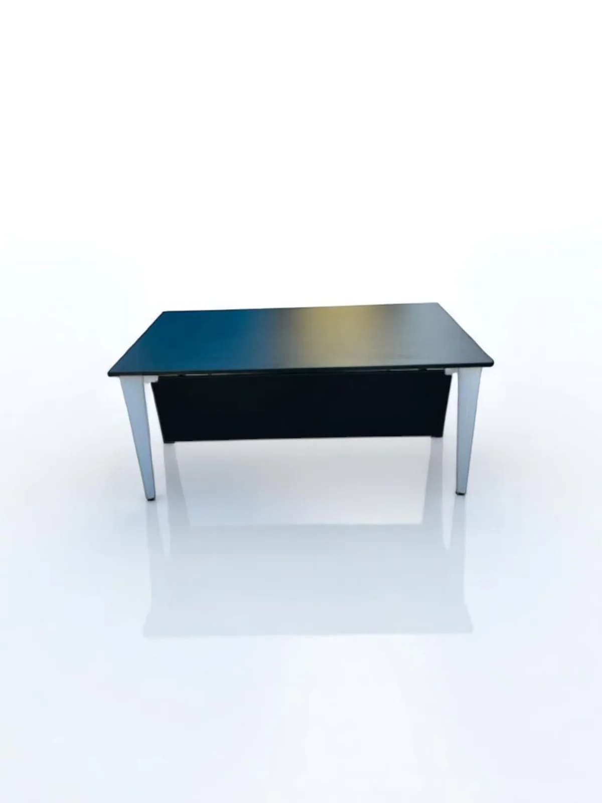 Bureau droit Ronéo Noir 160x80cm — vue 2