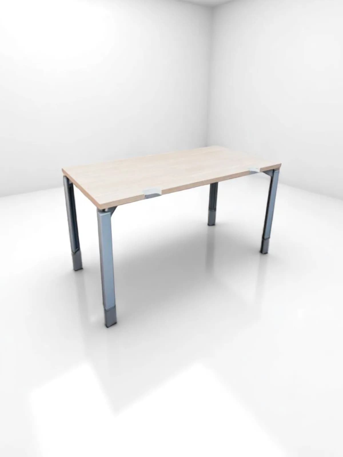 Bureau droit Samas chêne 160x80cm — vue 3