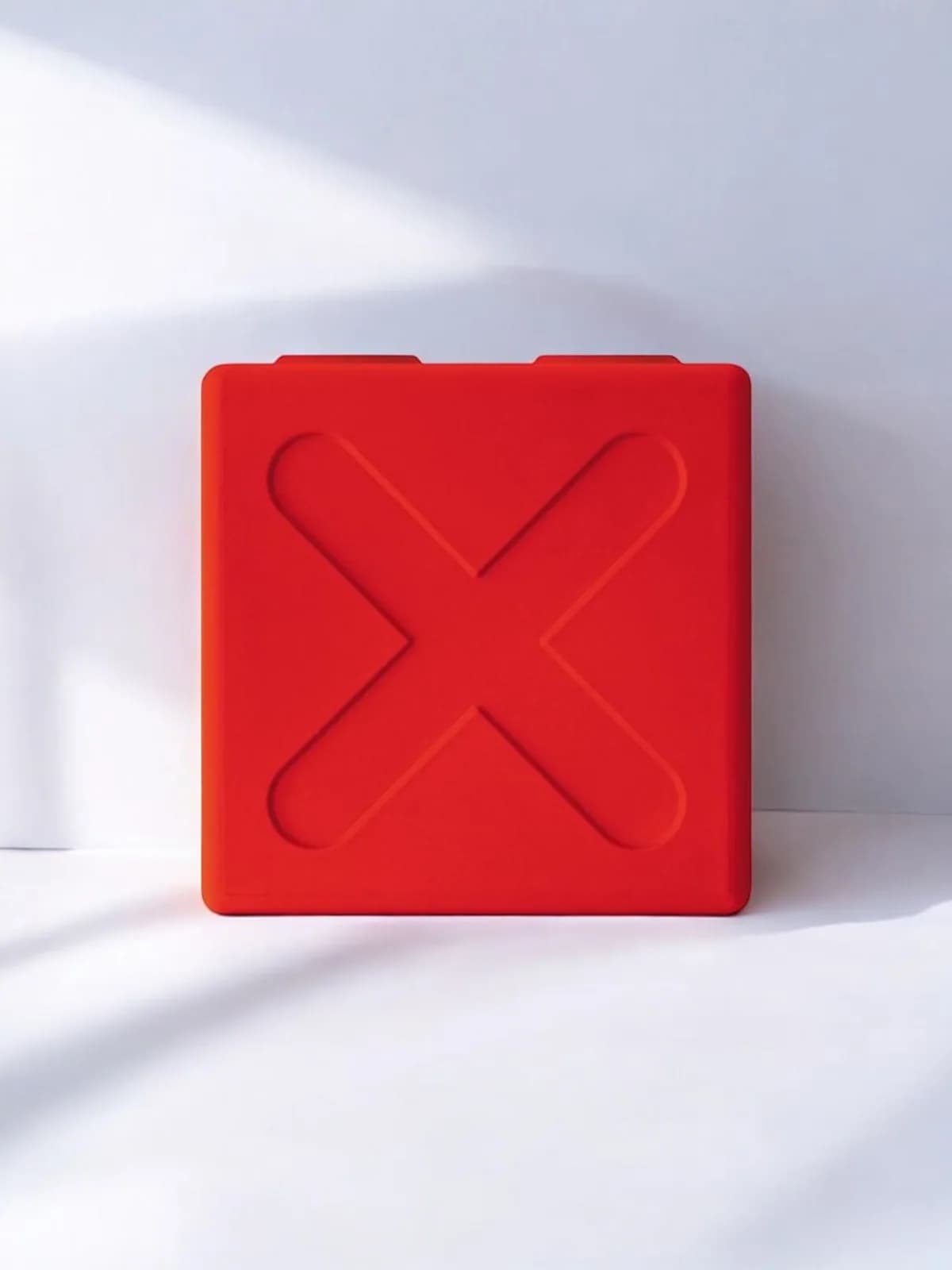 Vestiaire OonCUB casier plastique de rangement rouge — vue 2