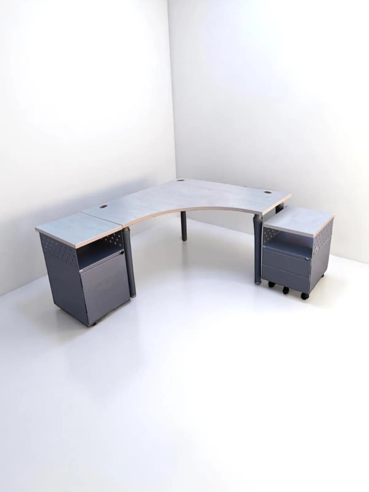 Bureau angle Ronéo 180x140cm avec caisson