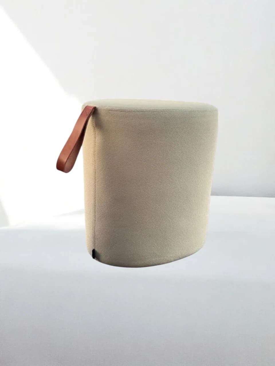 Cascando POUF PULLY en tissus beige — vue 2