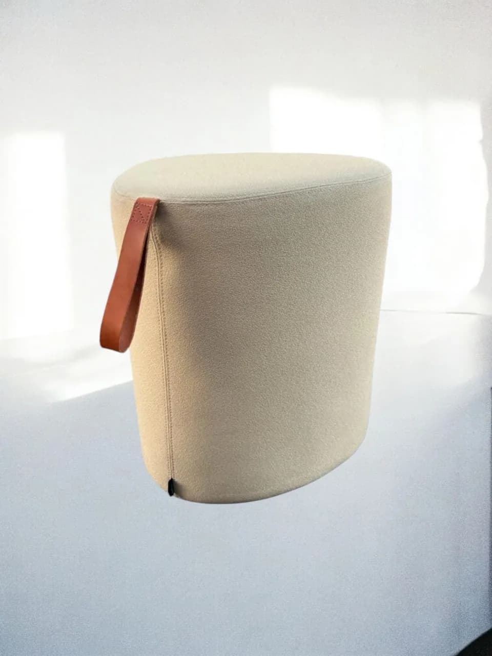 Cascando POUF PULLY en tissus beige — vue 3