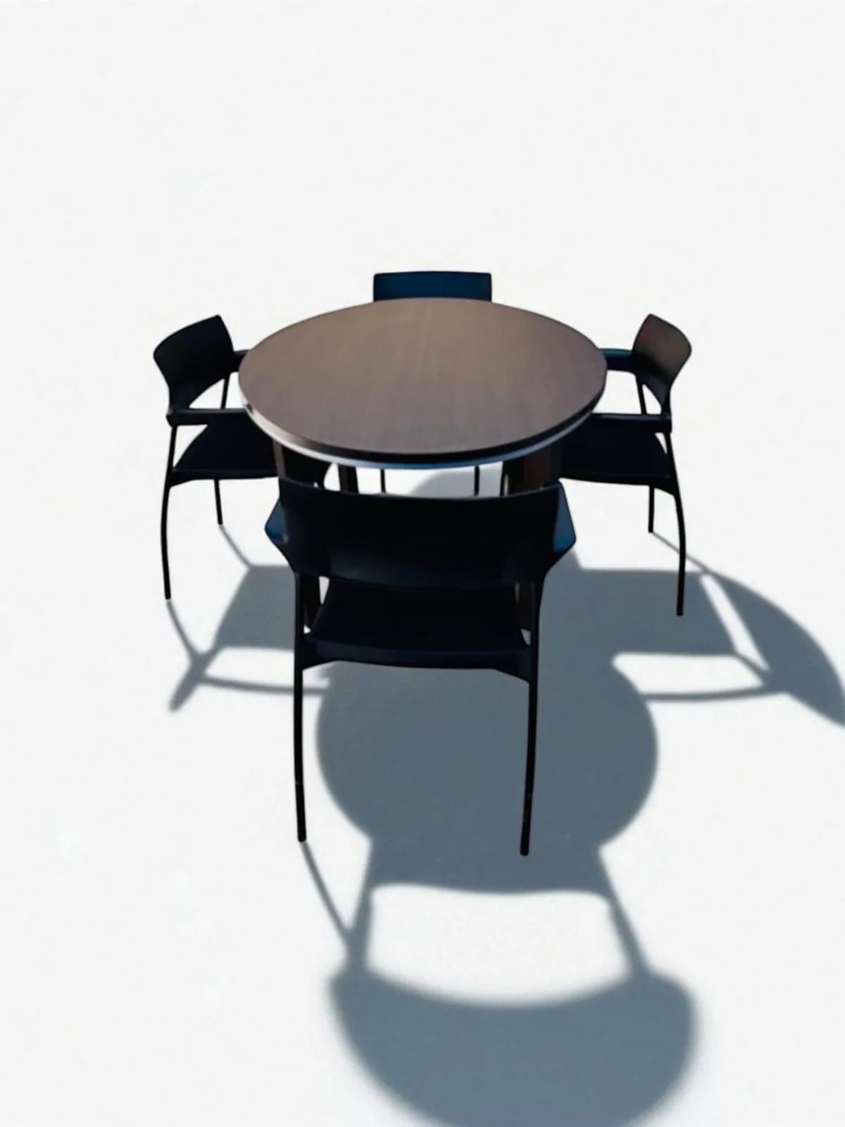 Table ovale Macé 140x100cm en bois — vue 3