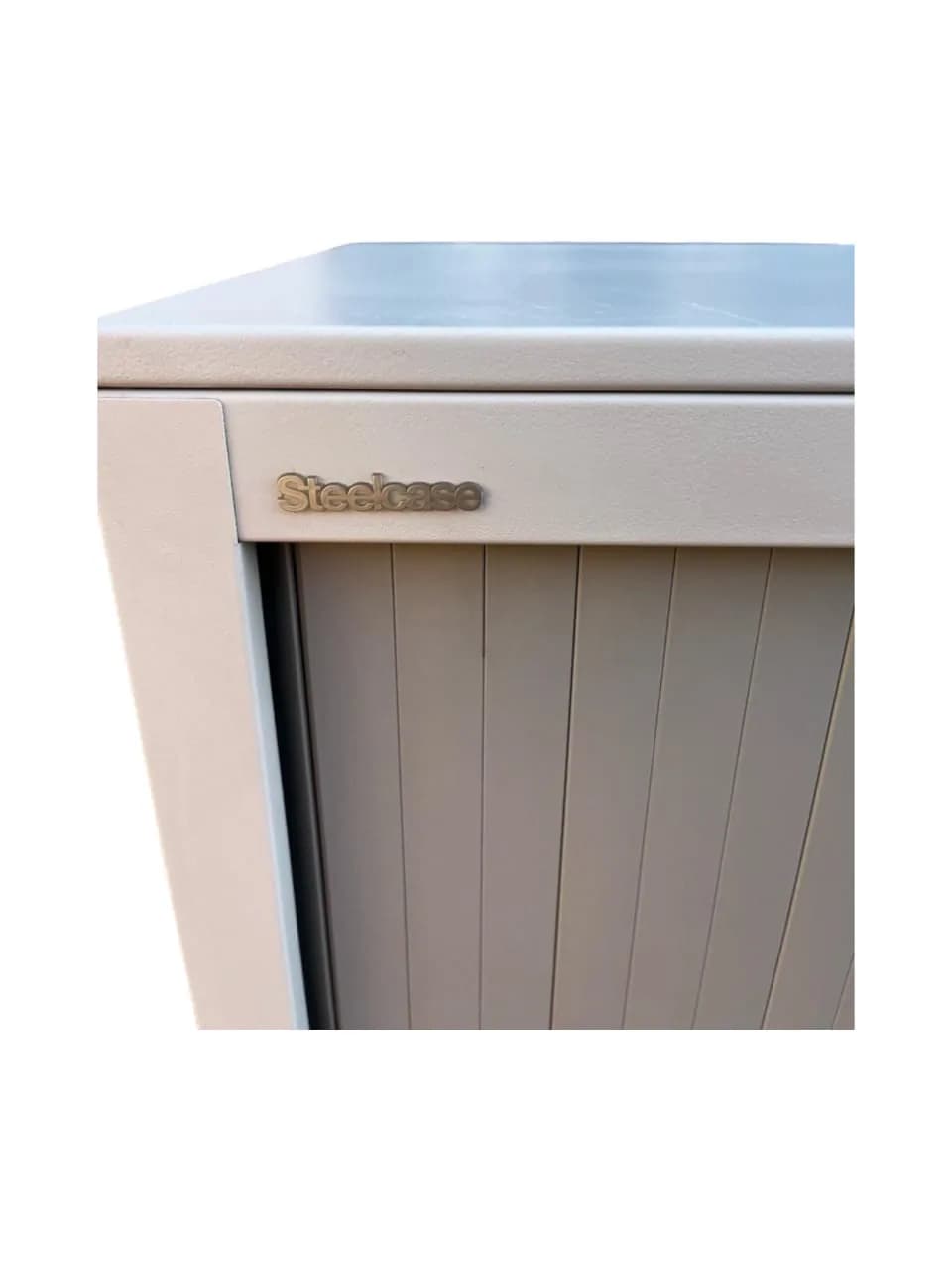 Armoire Steelcase 100x100 bi color à rideaux — vue 4