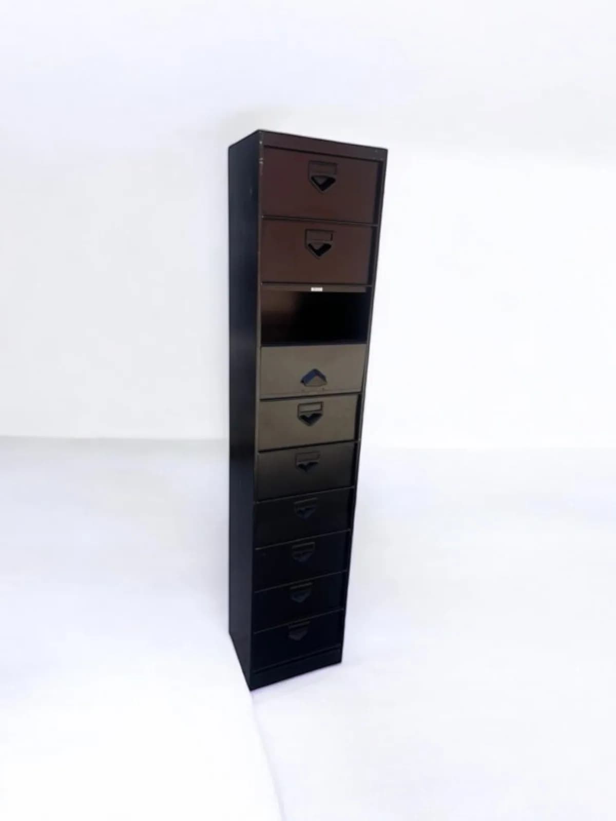 Meuble à clapets 10 cases noir Manudom — vue 2