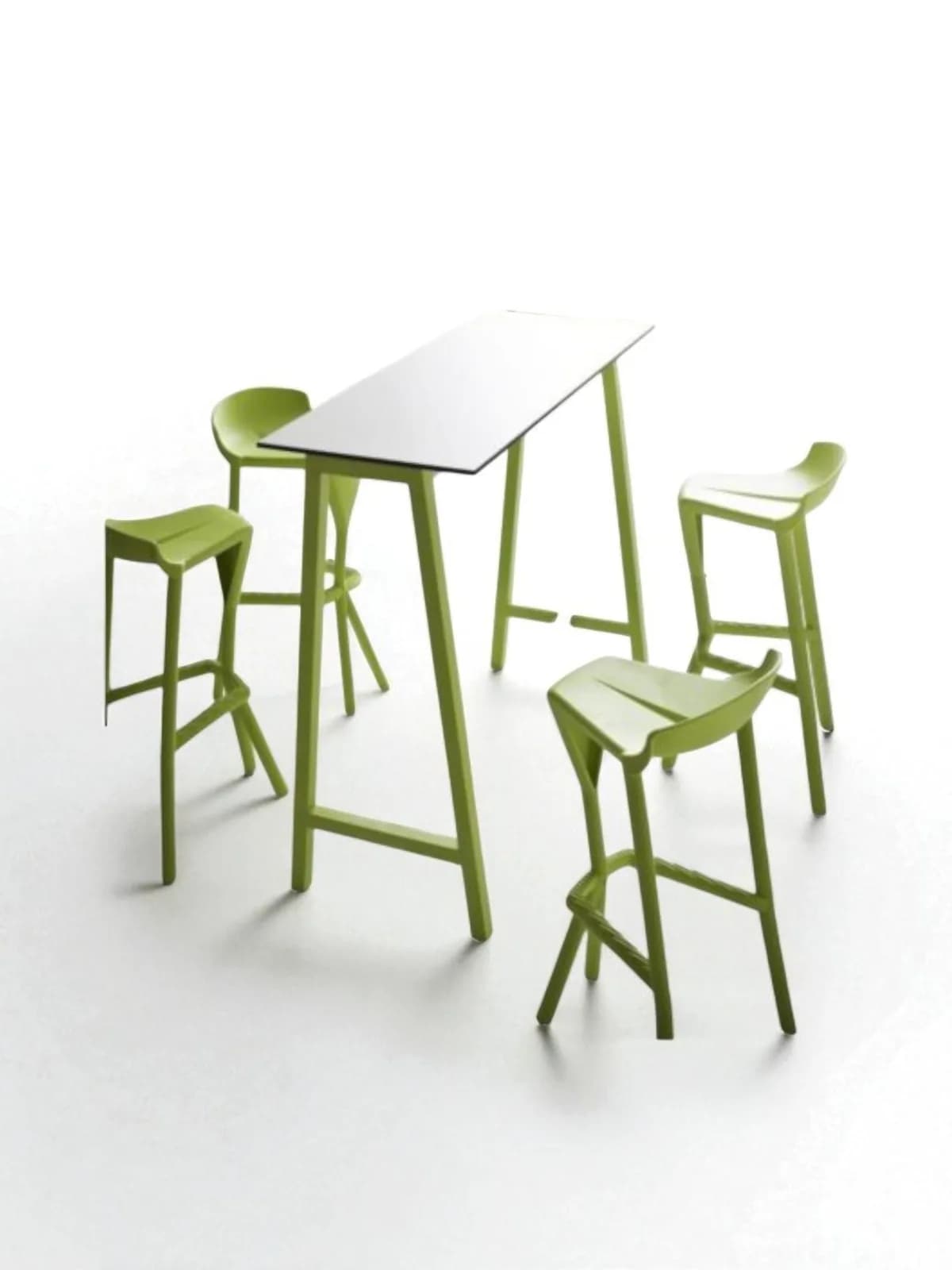 Table haute de bar Step Gaber 70x120cm Italie — vue 4