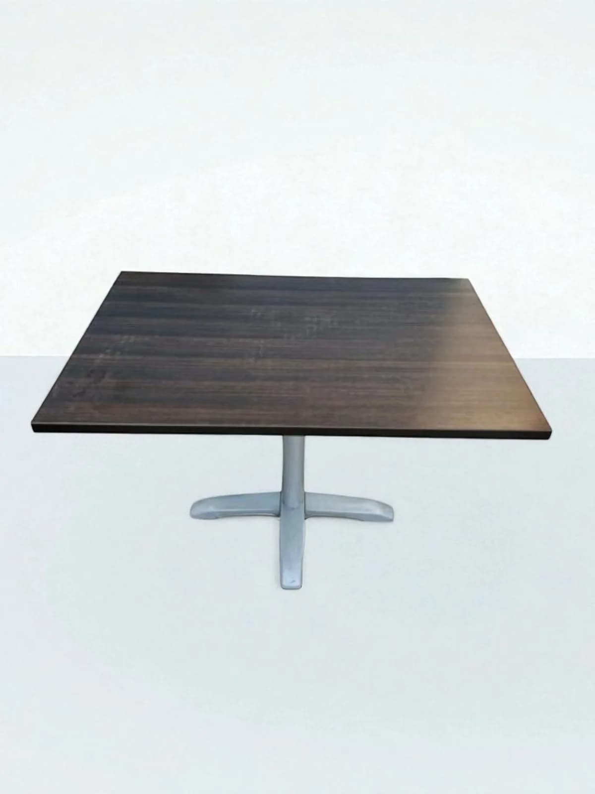 Table restauration Wengé piètement central 120x80cm