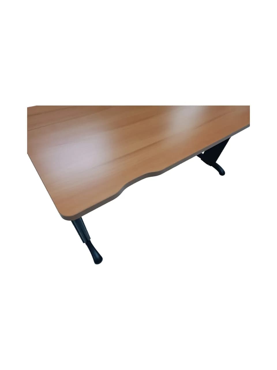 Bureau Magencia 160x80cm merisier piétément noir — vue 5