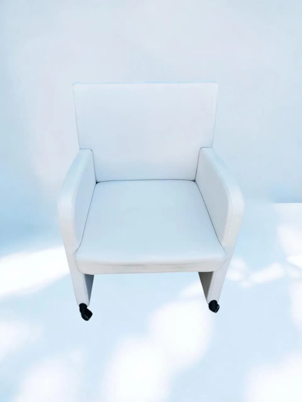 Fauteuil Kinnarps Remus Cuir Blanc