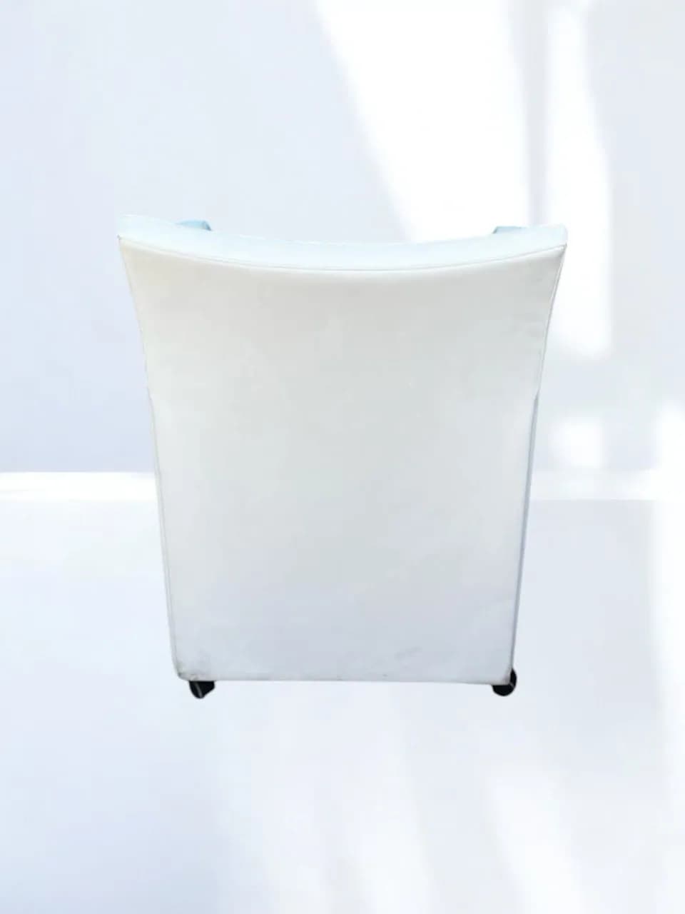 Fauteuil Kinnarps Remus Cuir Blanc — vue 3