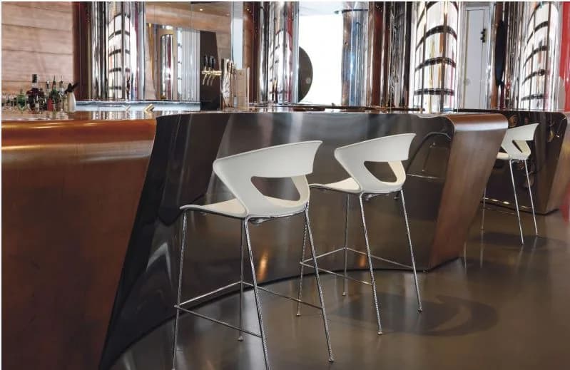 Tabouret haut de Bar kicca rouge — vue 4