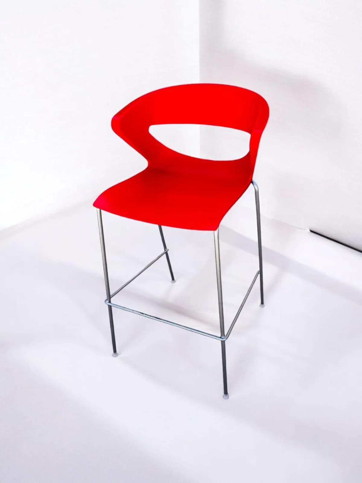 Tabouret haut de Bar kicca rouge