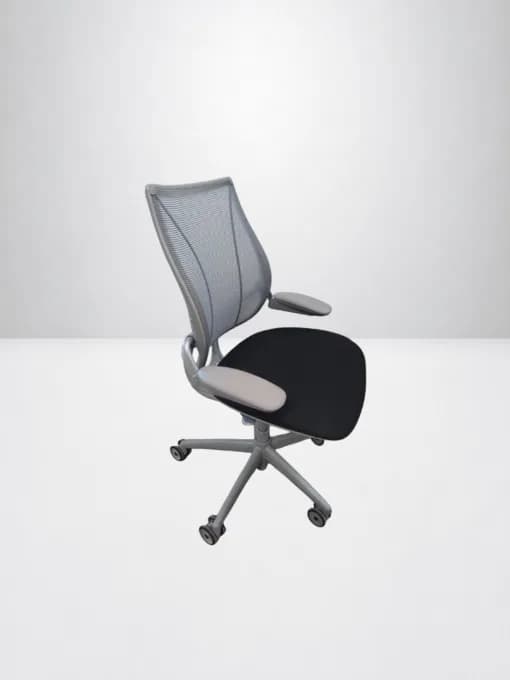 Chaise de travail humanscale liberty gris — vue 3
