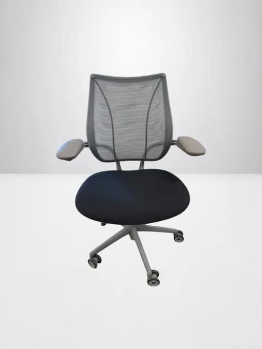 Chaise de travail humanscale liberty gris — vue 2