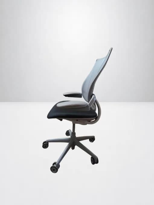 Chaise de travail humanscale liberty gris — vue 4