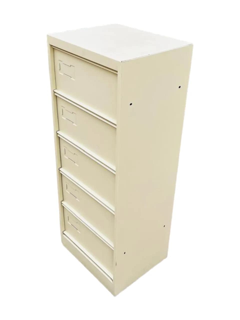 Meuble à clapets 5 cases beige Manudom — vue 3
